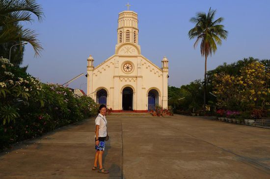 In Savanaketh, seit langer Zeit einmal eine Kirche