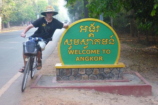 Der Bezirk Angkor ist erreicht