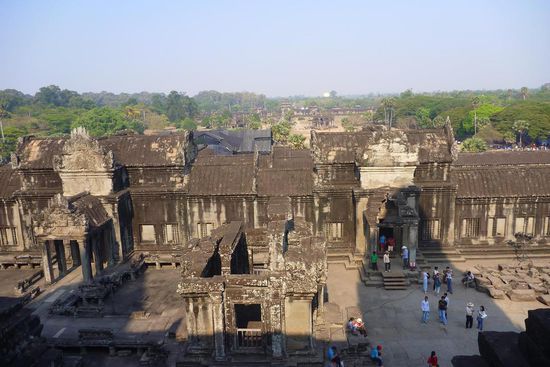 Von oben hat man einen schönen Rundumblick auf die Anlage
