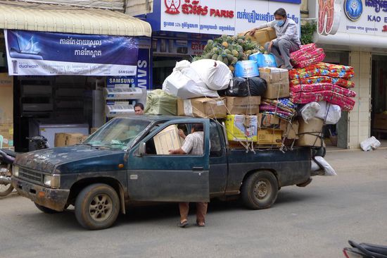Unvorstellbar, was alles in ein Auto passt. Und es war nocht nicht fertig beladen!