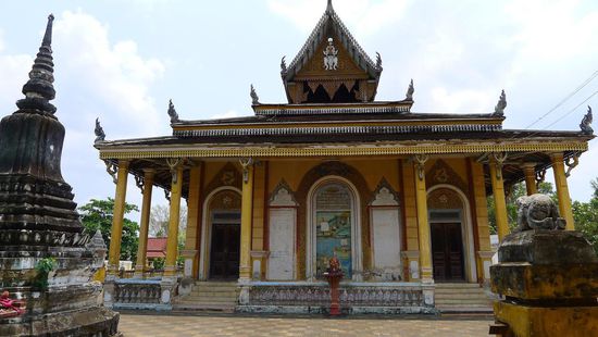 Natürlich gibt es auch in Battambang Tempel