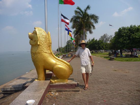 Uferpromenade in Phnom Penh