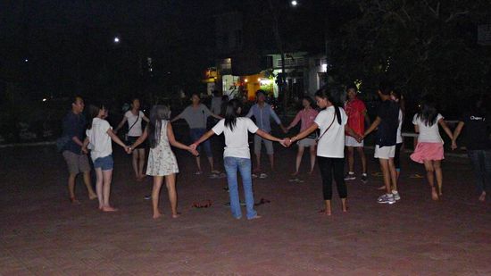 ....bis in die Nacht. Macht Spass dabei zuzuschauen