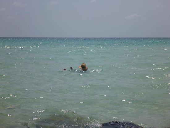 Es geht doch nichts über das türkisfarbene, badewannenwarme Wasser im Golf von Thailand.