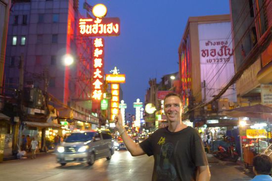 Und schon in Chinatown in Bangkok....
