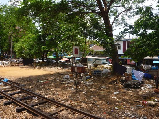 Ein häufiges Bild, überall Müll und Dreck.....