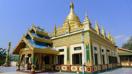 Ein Ausschnitt des Tempelareals in Toungoo