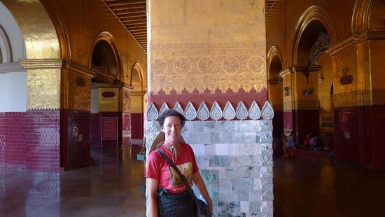 Innen sind viele der Wandverkleidungen aus Jade gefertigt