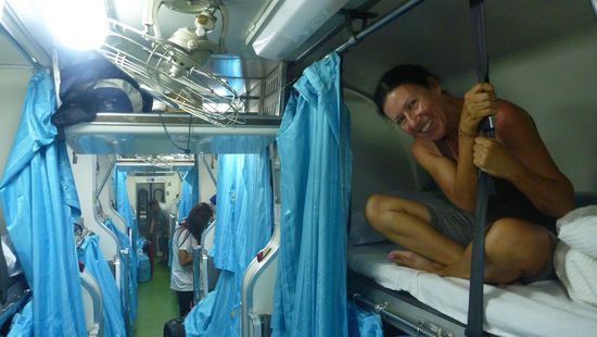 Weiter geht´s im Nachtzug Richtung Malaysia