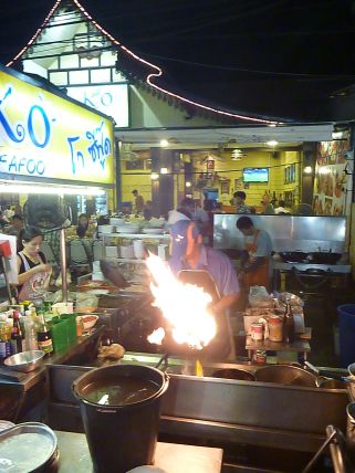 Hier wird mit grosser Flamme gekocht...
