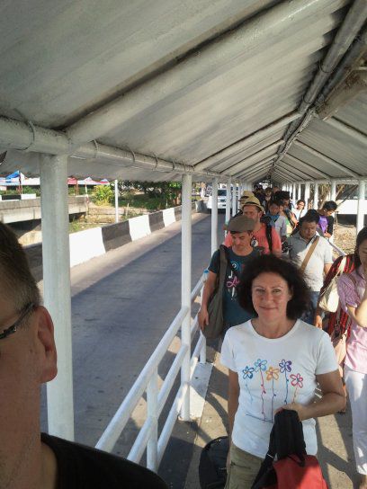 Gangway auf die Fähre
