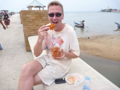 Kleiner Snack am Hafen Bo Phut