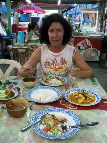 Letztes Abendessen in Thailand