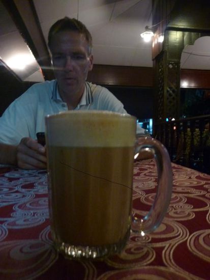 Abends gibts ein Glässchen Te Tharik zur Belohnung nach einem erlebnisreichen Tag