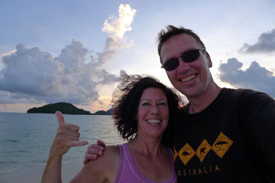 Abends immer noch Freude