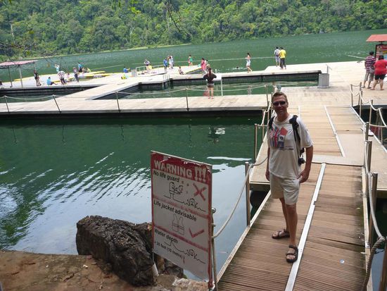 .....wenn man sich den angelegten Schwimmbereich mit Schwimmwesten- und Tretbootverleih wegdenkt.