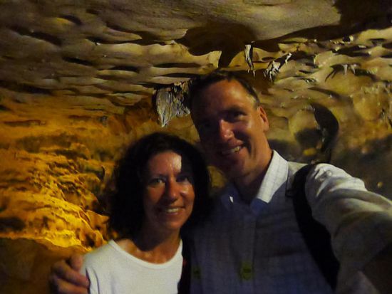 Die Decken waren manchmal recht niedrig, zumindest für Oliver