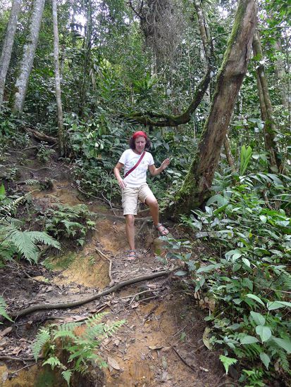 Je höher wir kamen, desto rutschiger wurde die Angelegenheit