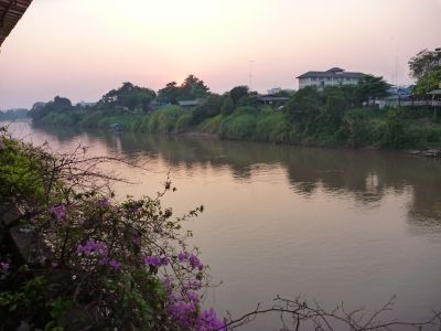 Abendstimmung am Fluss