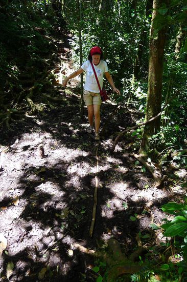 Gegen eventuellen Blutegelbefall half nur : Aufpassen und nicht in den Matsch abrutschen