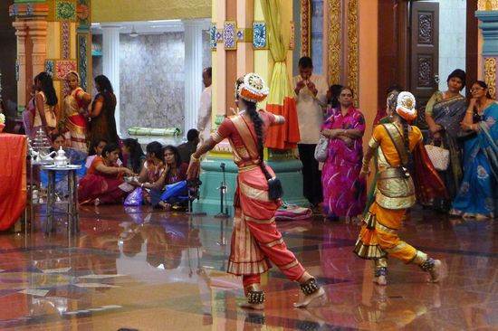 Tänze im Hindu-Tempel