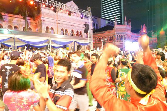 Zum Abschluß gab es eine wilde Party