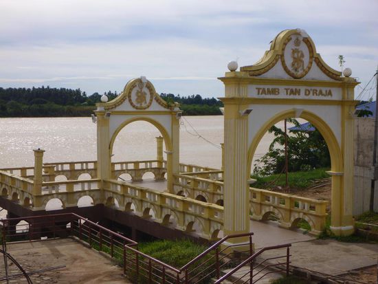 Die königliche  Boots-Anlegestelle