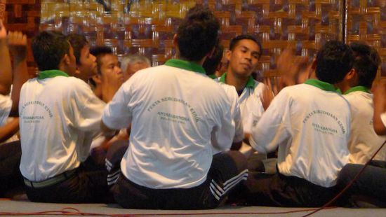 ...alle waren mit Hingabe bei der Sache und hatten sichtlich Spass dabei, wir auch