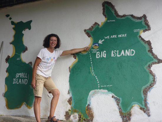 Auf diesem schönen Fleckchen Erde befanden wir uns