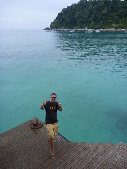 Klares türkisfarbenes Wasser, es sah einfach super aus