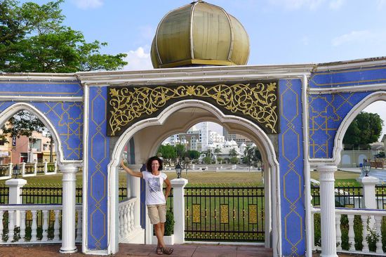 Ausschnitt der Aussenanlagen des Palastes