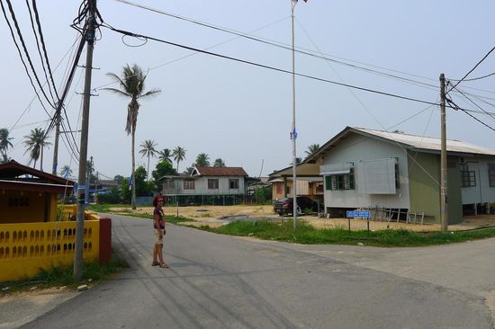 In Pulau Duyong angekommen, fühlten wir uns wie  im Nichts "ausgesetzt"