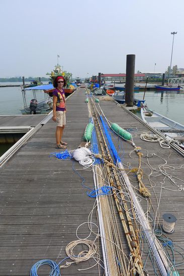 Im kleinen Hafen war auch nicht viel los
