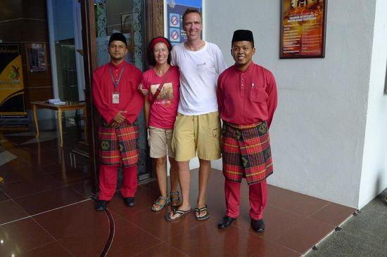Bei unserem zweiten Museumsbesuch erkannte man uns wieder und freute sich über unseren Besuch. Wahrscheinlich waren wir nun schon "Stammbesucher"