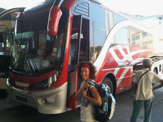 Einmal mehr eine Busfahrt