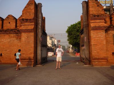 Eines der Stadttore der City von Chiang Mai