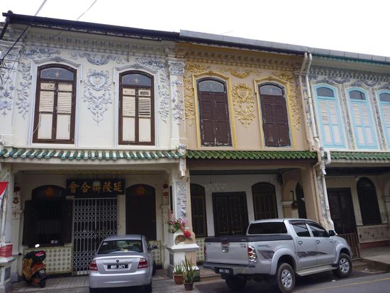 Einige der schön restaurierten Häuser