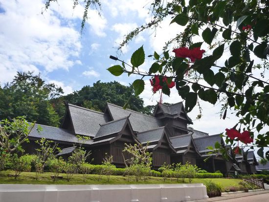 Das Melaka Museum, ein Nachbau des Sultanpalastes aus dem 15.Jhd.
Innen sehr interessant, erfährt man alles über die Geschichte Melakas