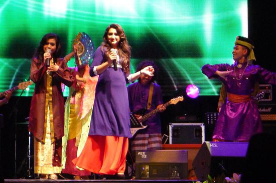 Auf der Bühne waren die nationalen Show-Grössen zu bewundern