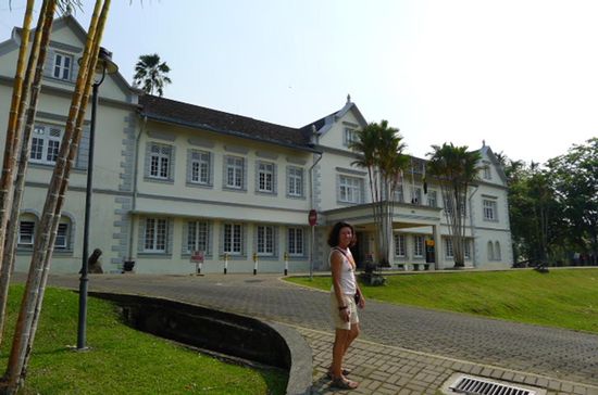 Das Sarawak Museum, das älteste Museum in Borneo. Den Ausstellungsstücken sah man das auch teilweise an, aber trotzdem oder gerade deswegen toll