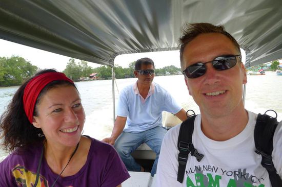 Es folgte eine angenehme Bootsfahrt zum Nationalpark