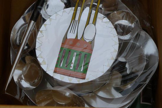 Essbesteck und was man sonst alles in der Küche braucht wurde ebenfalls verbrannt