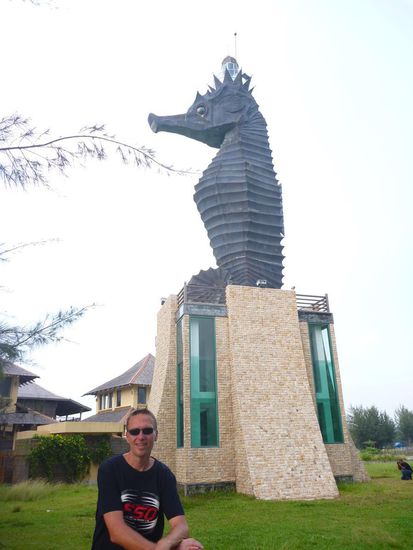 Eines der Wahrzeichen, der Seepferd-Leuchtturm