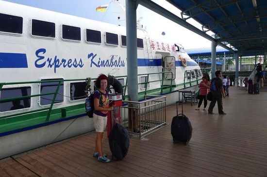 Schon ging es wieder weiter, auf die zu Malaysia gehörende Insel Labuan