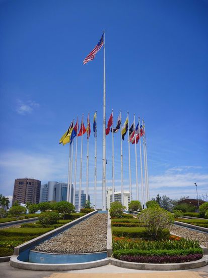 Blick auf den Labuan Square