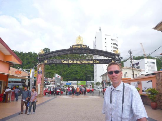 Ankunft in Kota Kinabalu am Jesselton Point ( Jesselton ist der alte Name der Stadt)