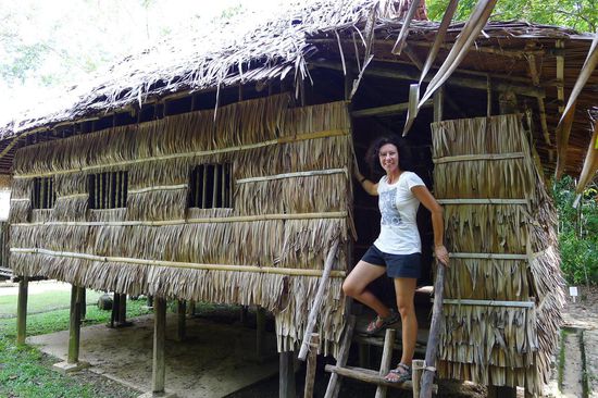 Ein Suluk Haus im Museumsdorf, es war klasse, dass man überall hinein gehen konnte