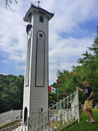 Der Atkinson Clocktower, das zweite historische Gebäude in KK