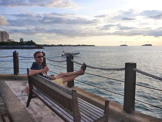 Entspannte Zeit am Hafen von KK