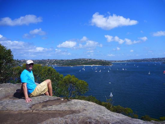 Vom Georges Head hat man einen herrlichen Blick auf die vielen Buchten des natürlichen Hafens von Sydney